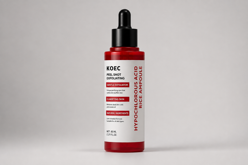 Lotion exfoliante au riz