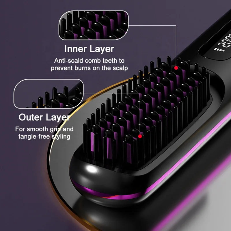 Cordless Ceramic Hot Comb