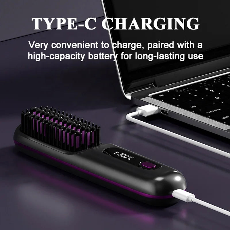 Cordless Ceramic Hot Comb